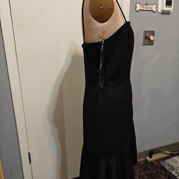 Morgan and Co. Black Cocktail Dress Woman's size 13/14 - Picture 9 of 9